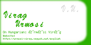 virag urmosi business card